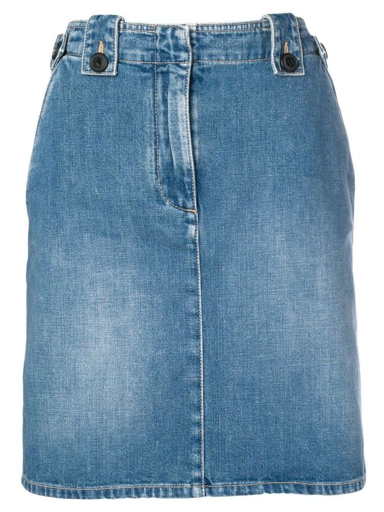 Givenchy knee-length denim skirt - Blue