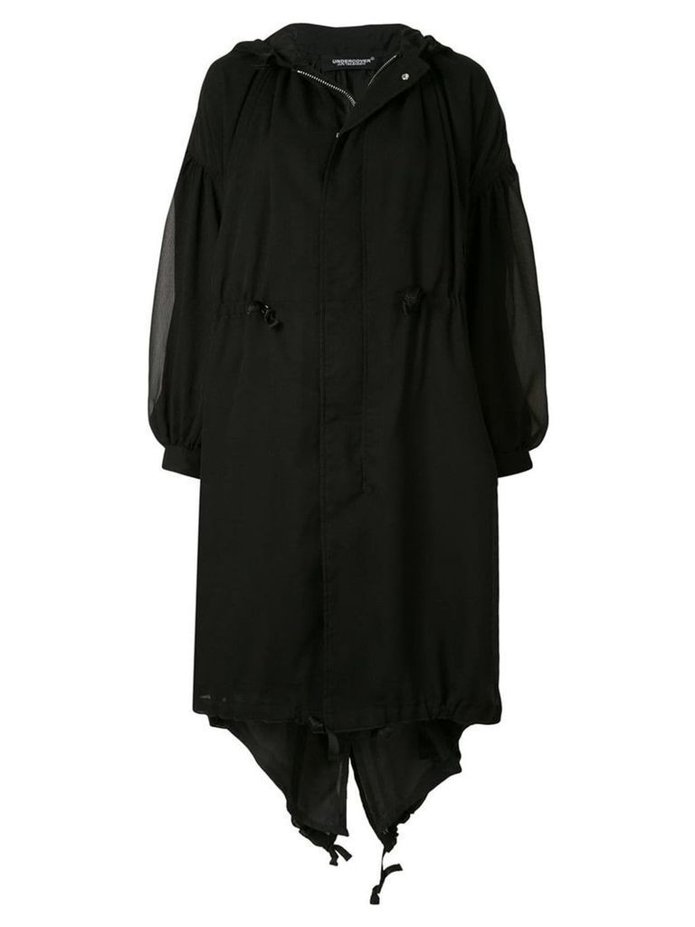 Undercover oversized coat - Black