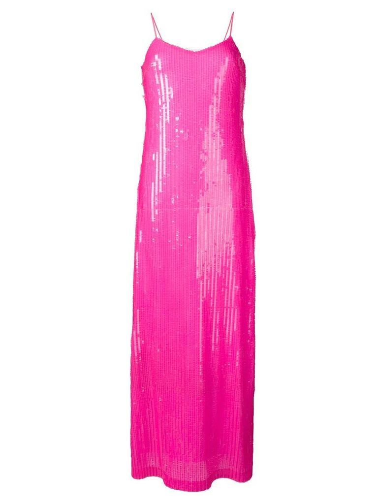 Ultràchic sequinned slip dress - Pink