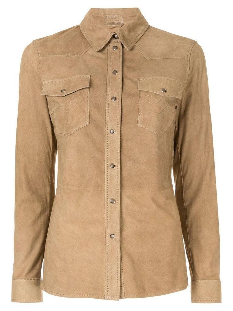 Desa 1972 classic Western shirt - Brown