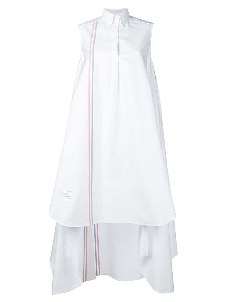 Thom Browne A-line shirt dress - White