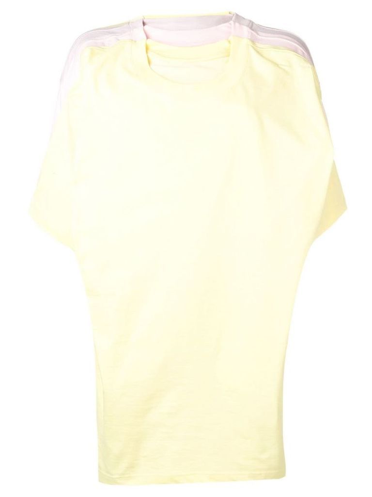 Y/Project layered-effect T-shirt - Yellow