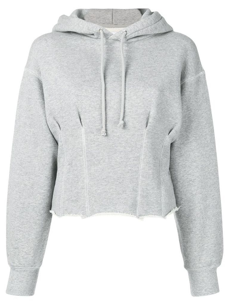 Current/Elliott pintuck hoodie - Grey