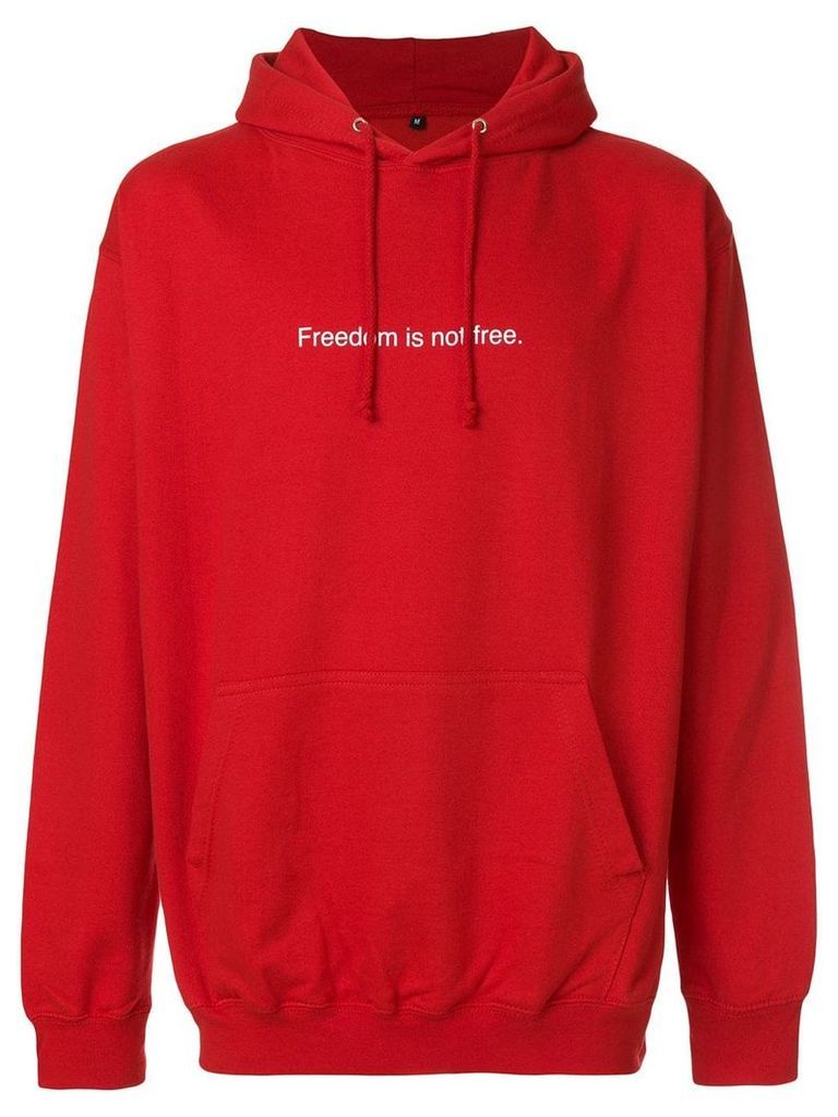 F.A.M.T. Freedom Is Not Free hoodie - Red