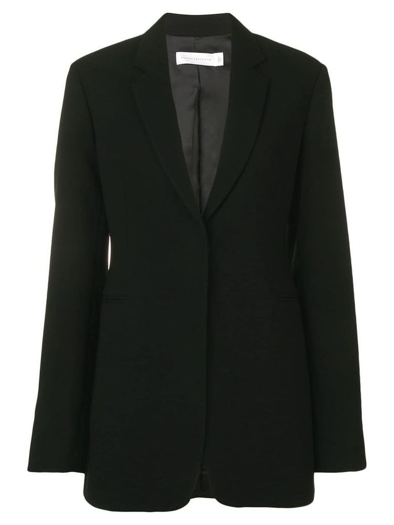 Victoria Beckham concealed front blazer - Black