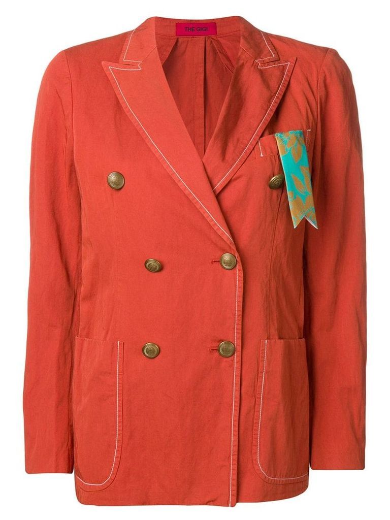 The Gigi double-breasted blazer - Red