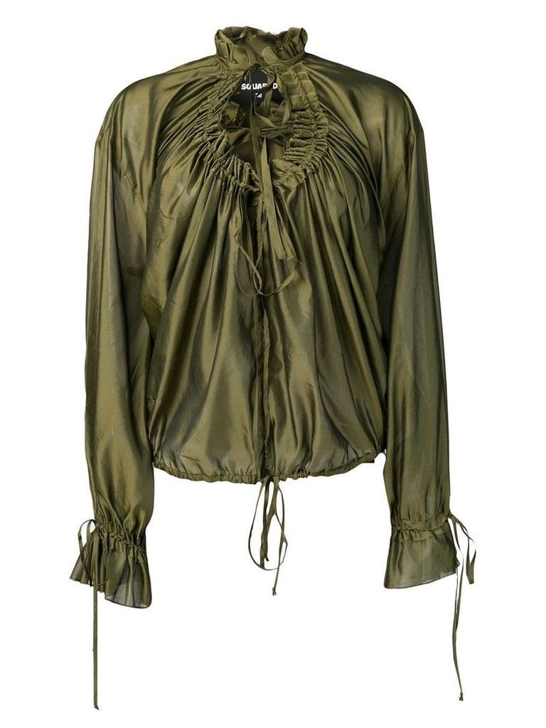 Dsquared2 ruched shirt - Green