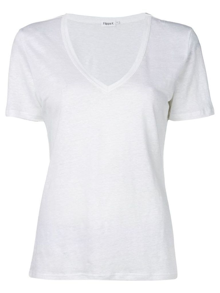 Filippa K v-neck T-shirt - White