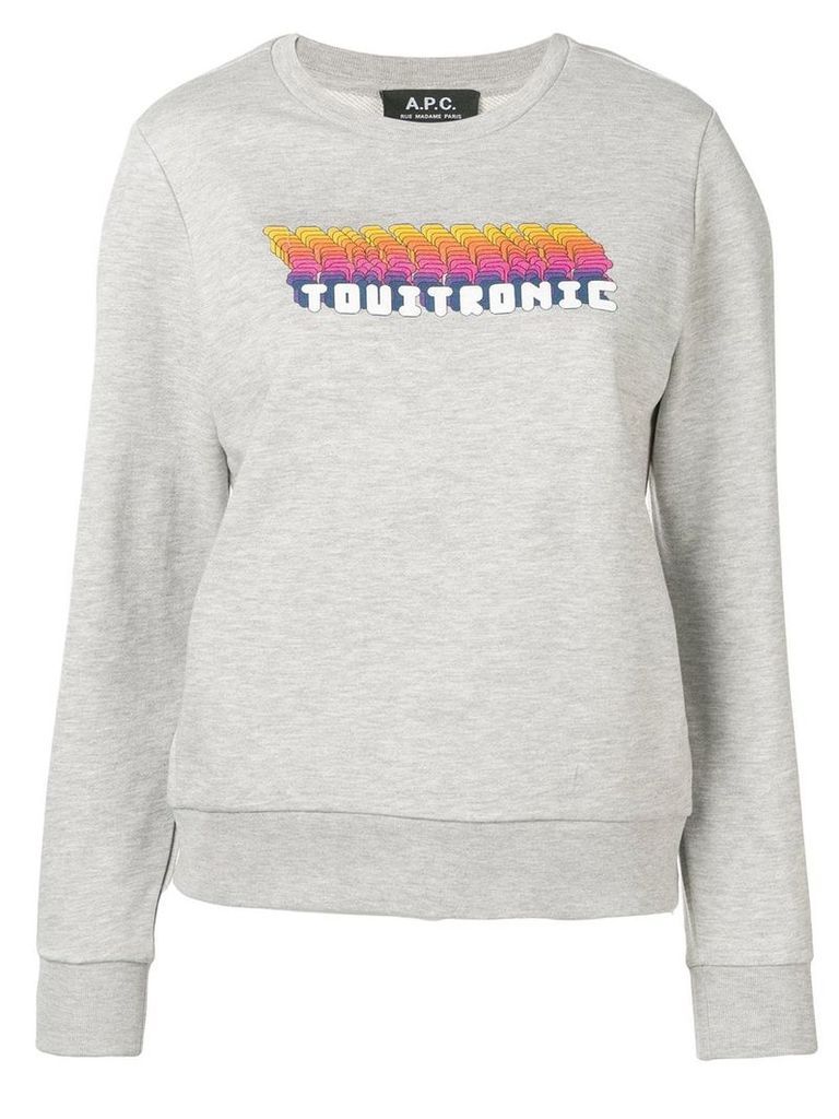 A.P.C. Touitronic sweatshirt - Grey