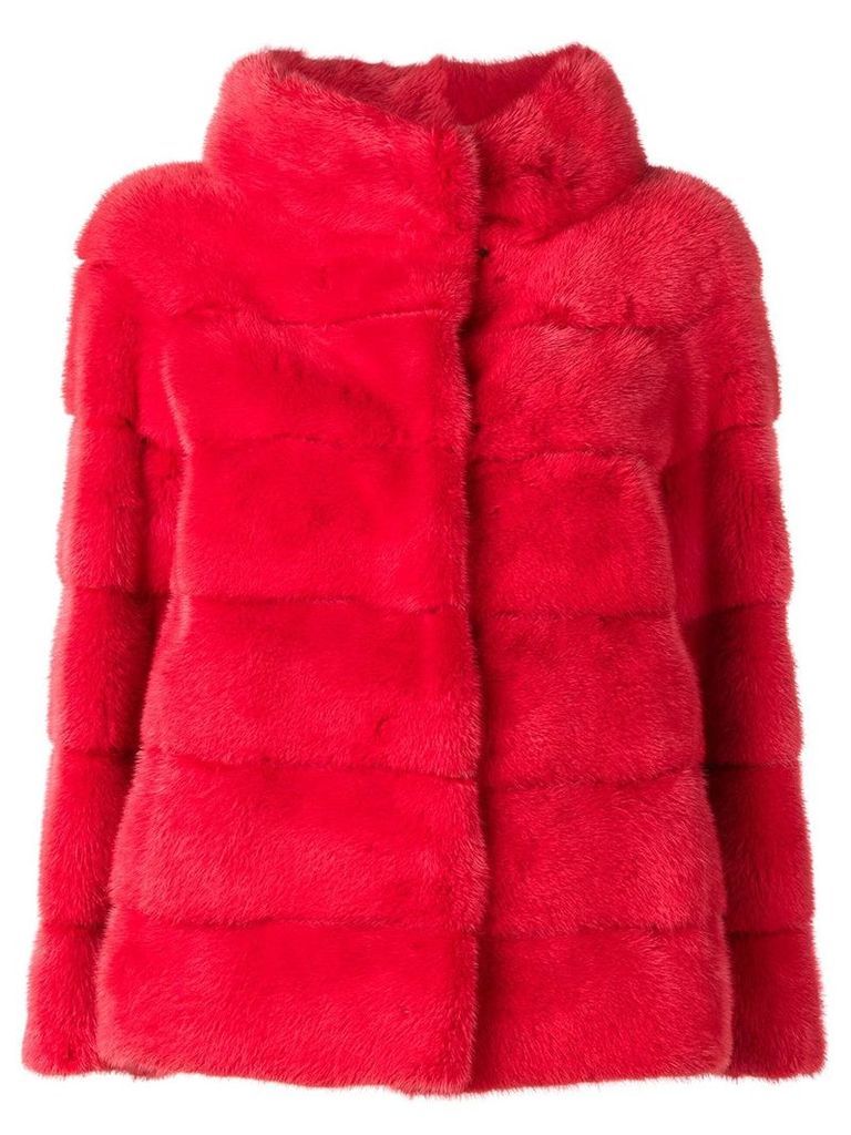 Liska Philippa single-breasted coat - Red