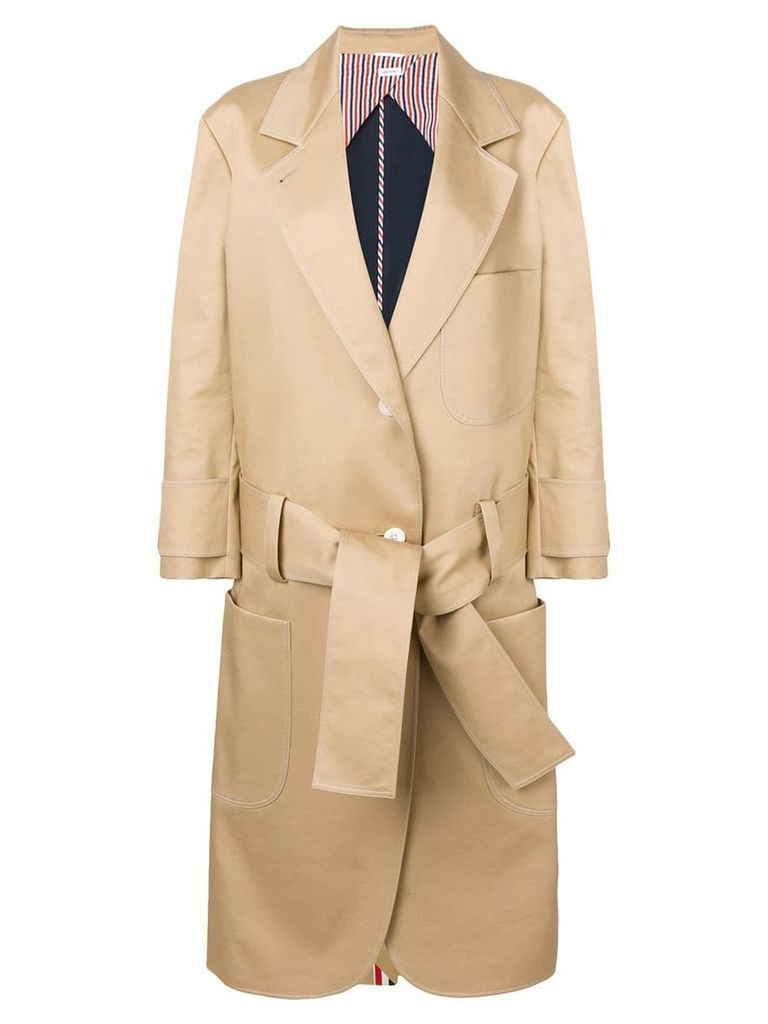 Thom Browne Oversized Mackintosh Sack Trench Coat