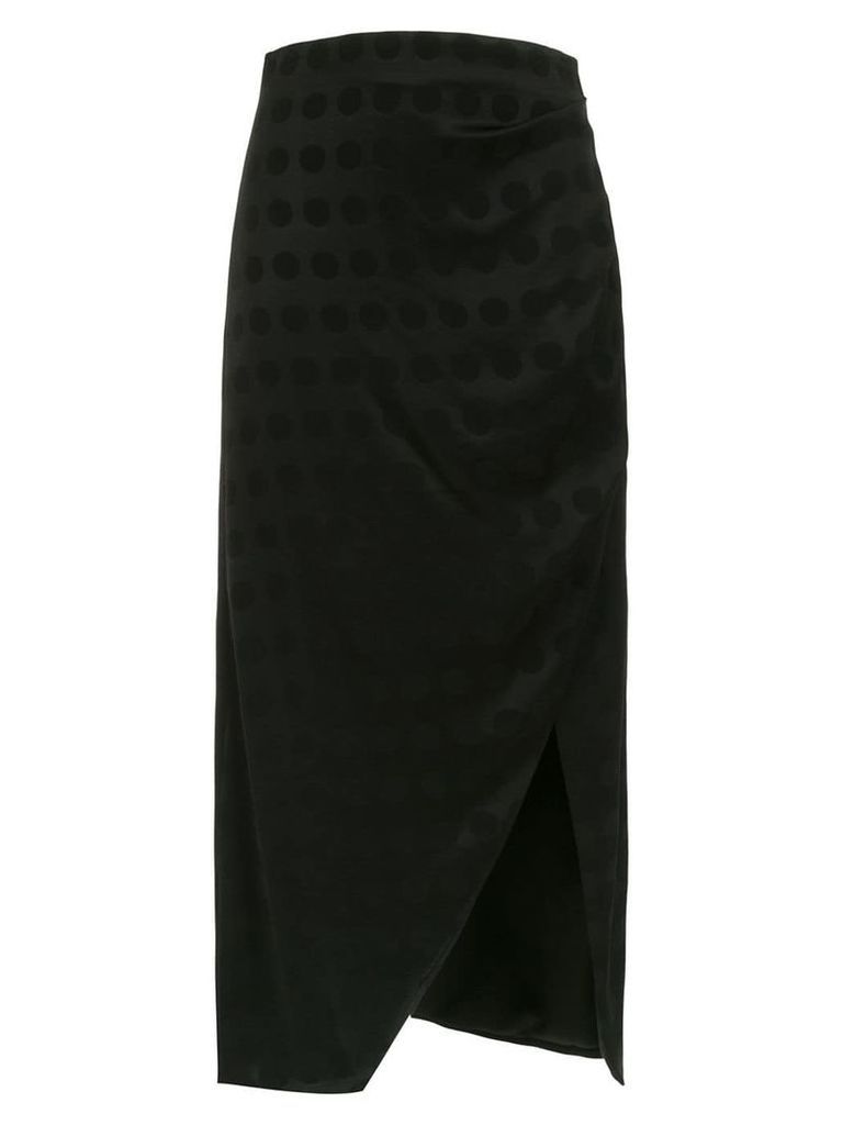 Tufi Duek asymmetric midi skirt - Black
