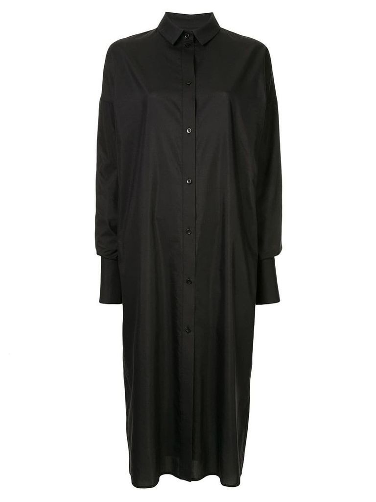 Boyarovskaya oversized shirt dress - Black