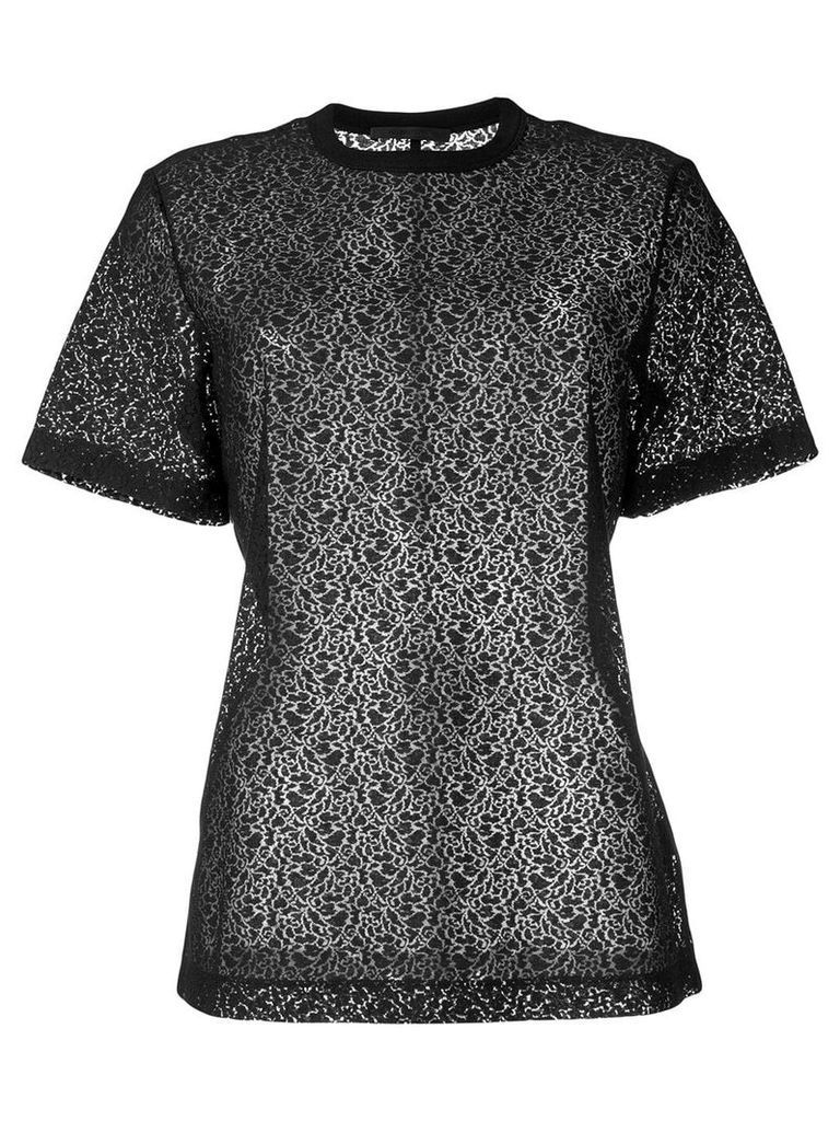 Helmut Lang micro-pattern T-shirt - Black