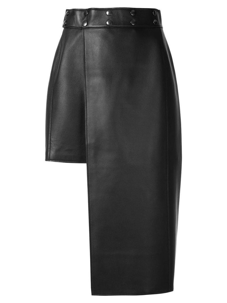 Boyarovskaya asymmetric pencil skirt - Black