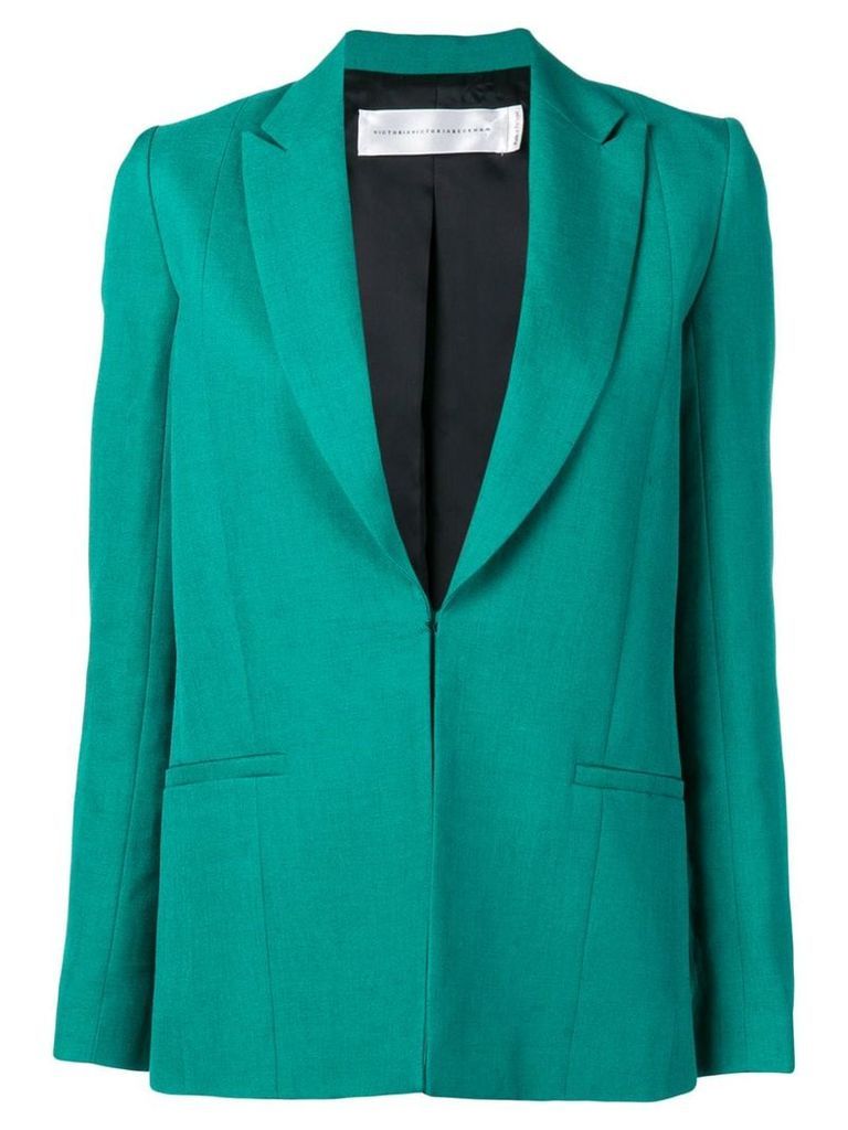 Victoria Victoria Beckham straight-fit blazer - Green