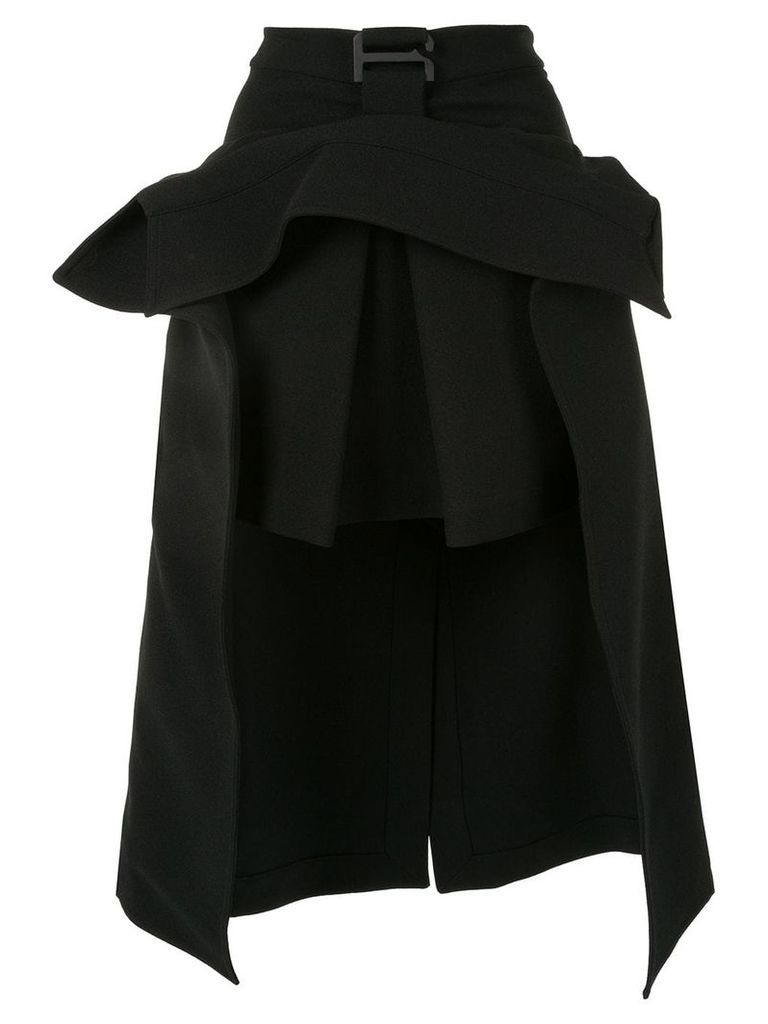 Dion Lee suspended trench skirt - Black