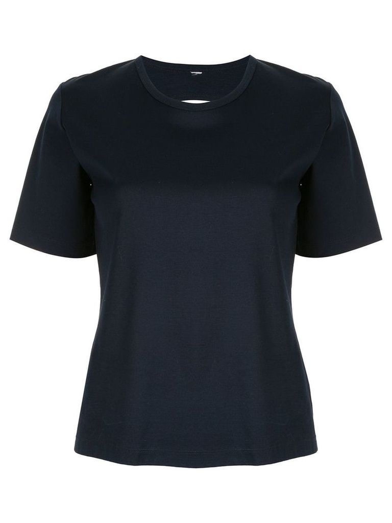 Dion Lee layered back T-shirt - Blue