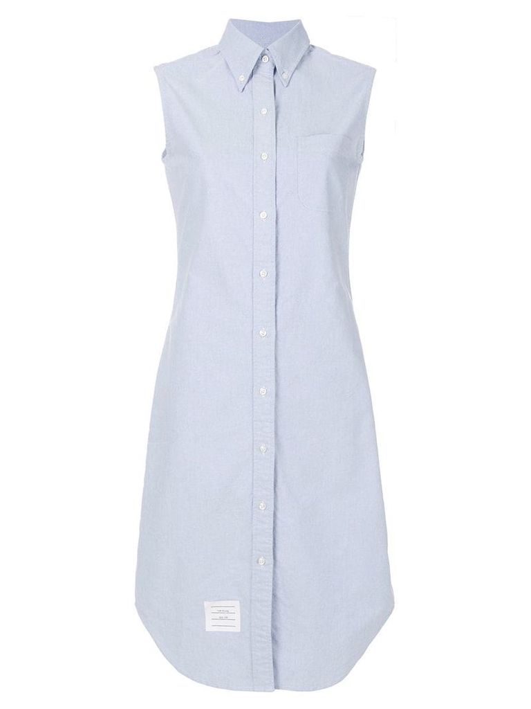 Thom Browne button-down shirt dress - Blue