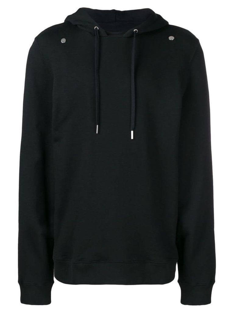 Zilver organic cotton hoodie - Black