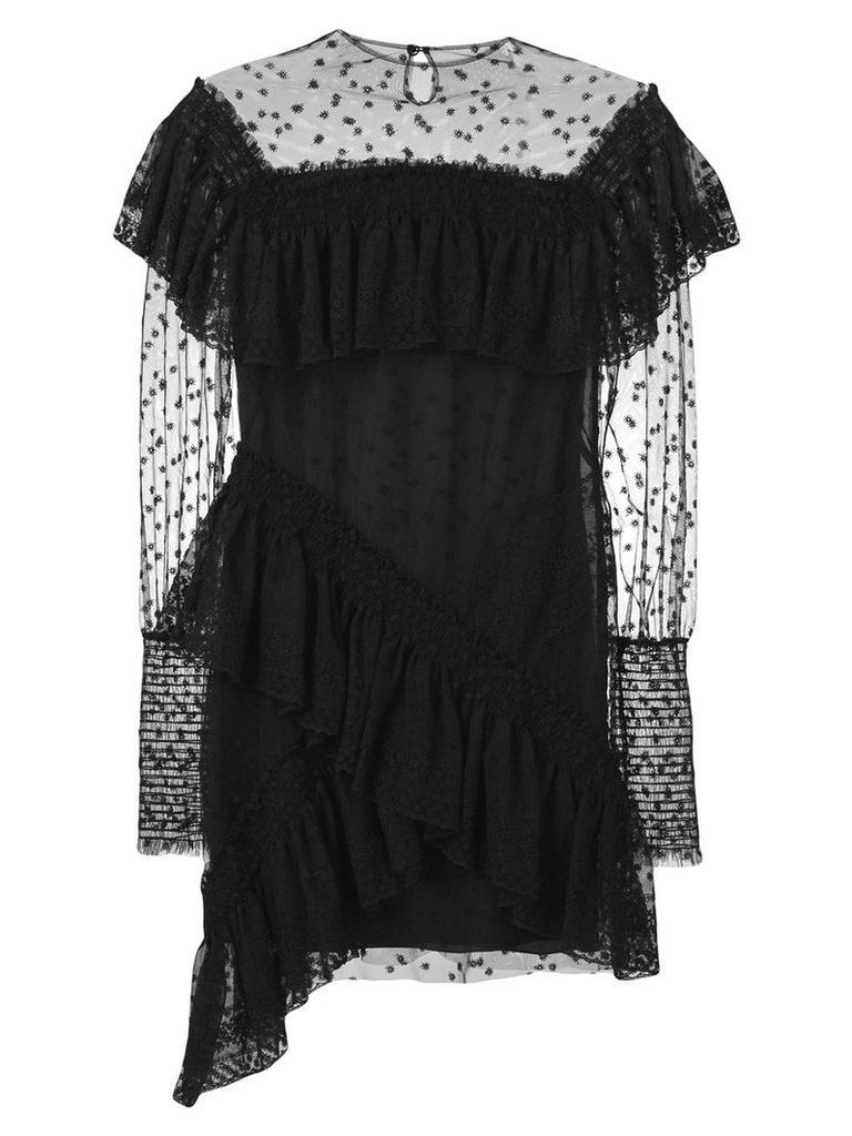 Philosophy Di Lorenzo Serafini ruffled lace dress - Black