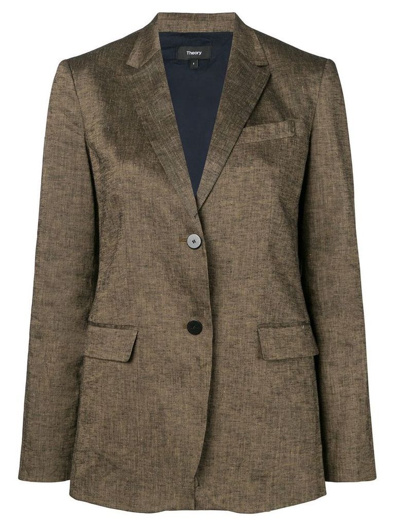 Theory tailored blazer jacket - Brown