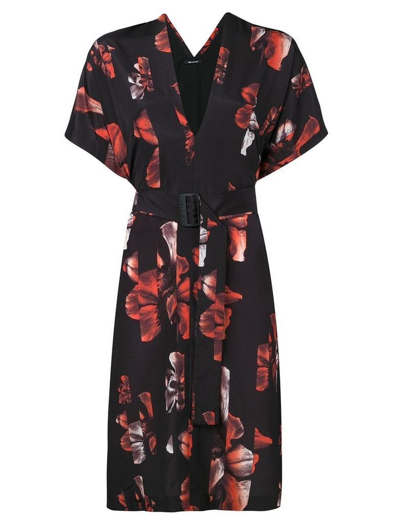 Neil Barrett floral print dress - Black