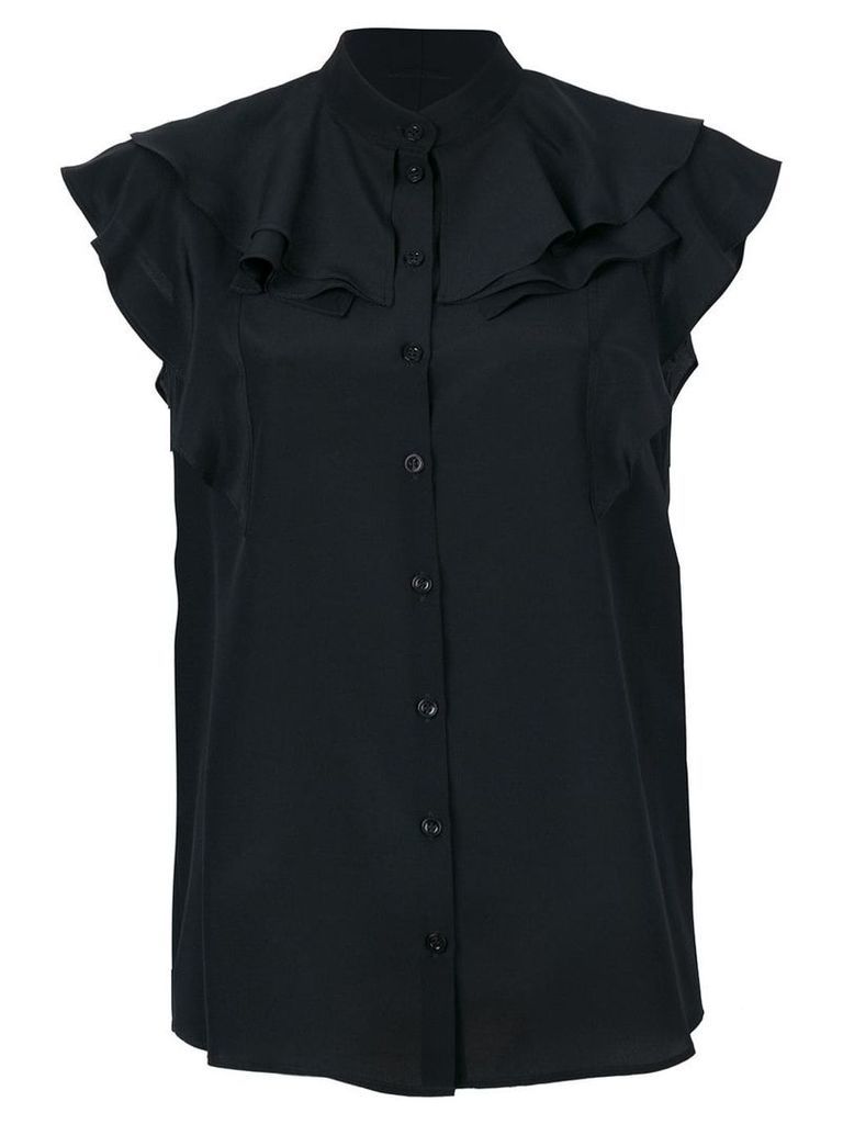 Givenchy frill-trim blouse - Black