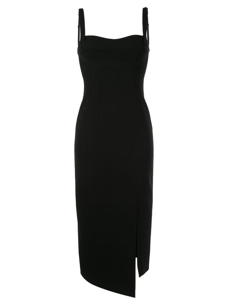 Ginger & Smart Suffuse fitted midi dress - Black