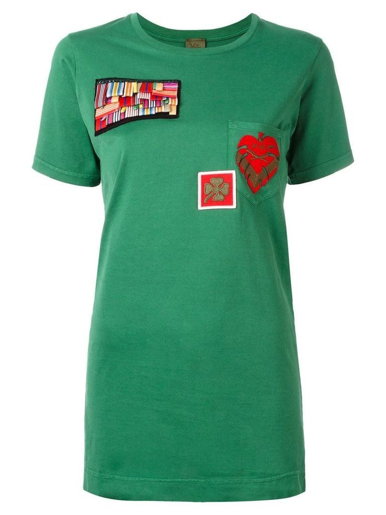 Mr & Mrs Italy multipatch T-shirt - Green
