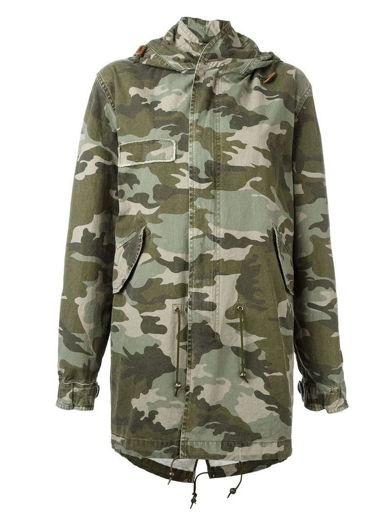 Mr & Mrs Italy camouflage print parka - Green