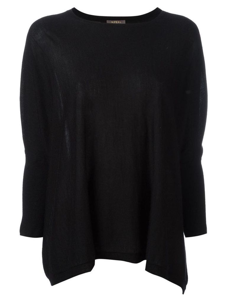 N.Peal flared sweatshirt - Black
