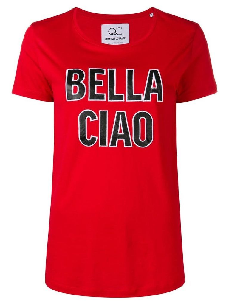 Quantum Courage 'Bella Ciao' T-shirt - Red