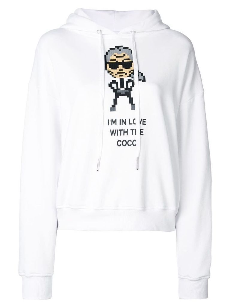 Mostly Heard Rarely Seen 8-Bit Coco hoodie - White