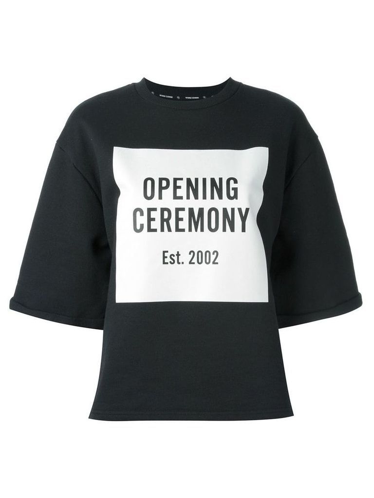 Opening Ceremony box logo sweatshirt - Black
