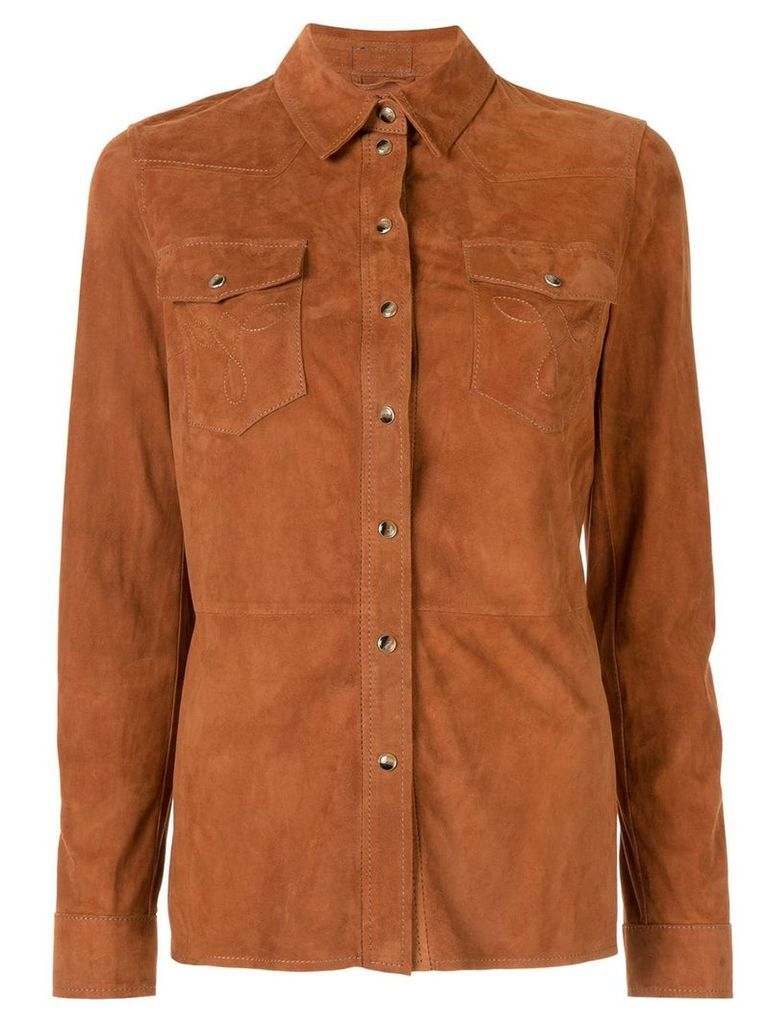 Desa 1972 classic Western shirt - Brown