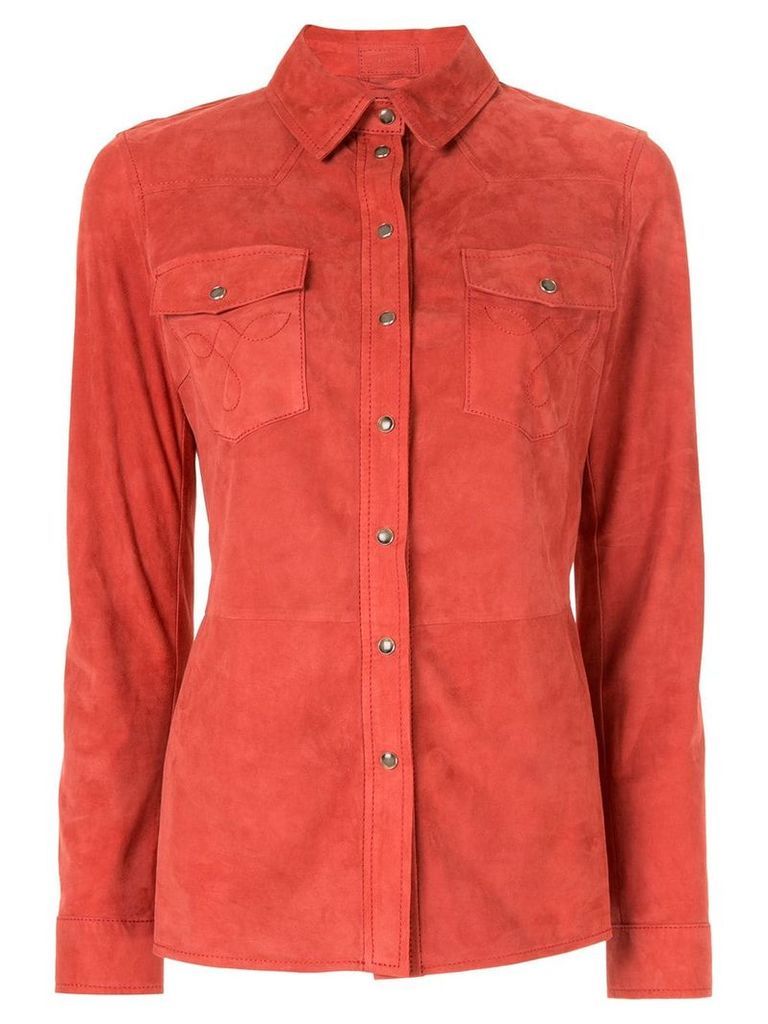 Desa 1972 classic Western shirt - Red