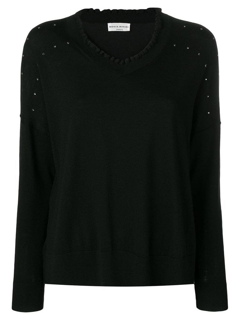Sonia Rykiel embellished jumper - Black