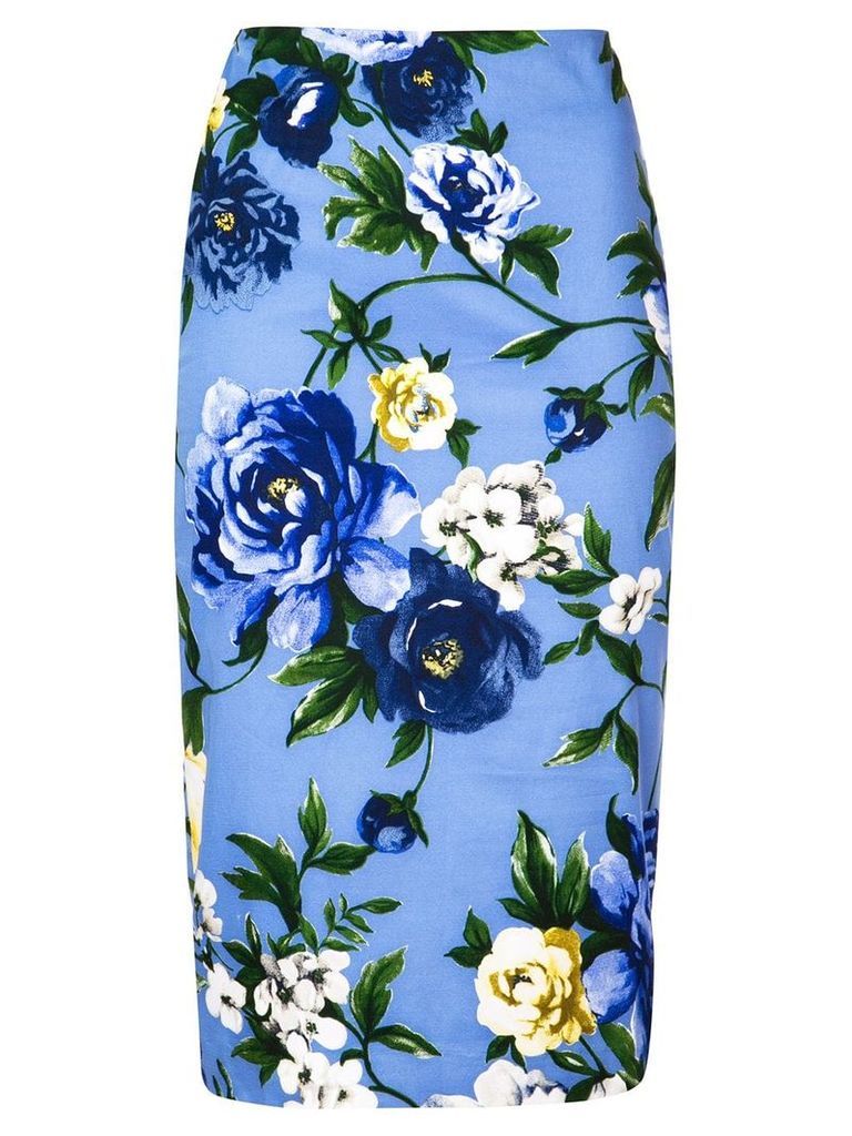 Samantha Sung Chloe floral skirt - Blue