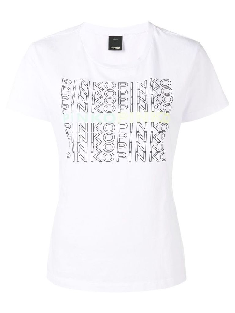 Pinko logo T-shirt - White