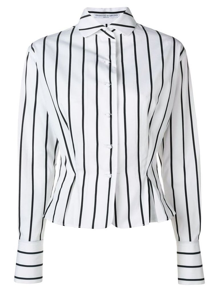 Ermanno Scervino striped shirt - White