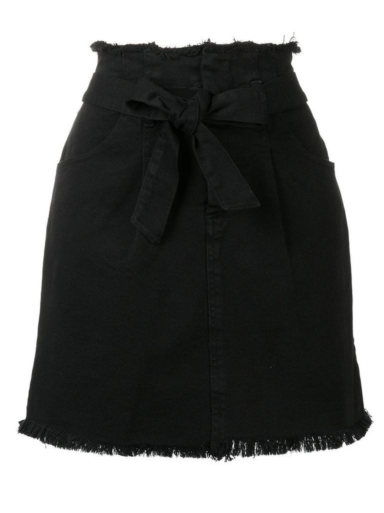 Federica Tosi belted jean skirt - Black