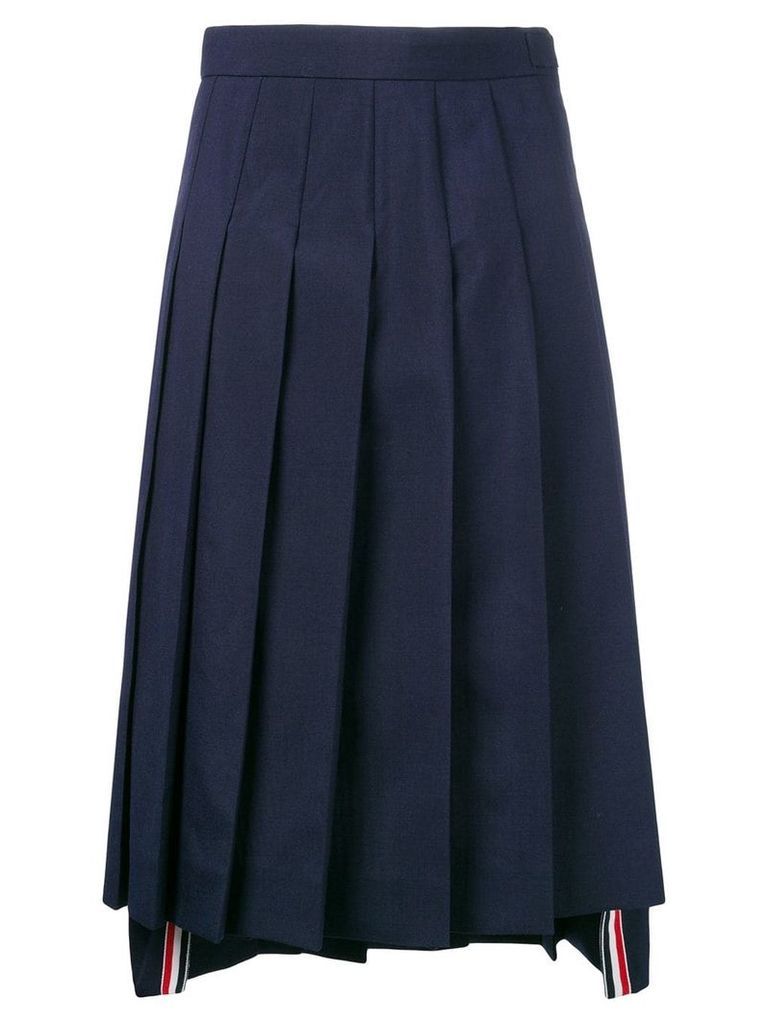 Thom Browne School Uniform Pleated Skirt - Blue