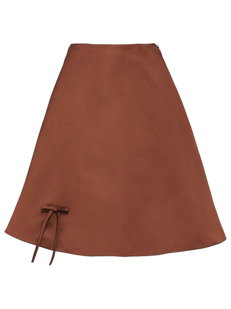 Prada satin poodle skirt - Brown