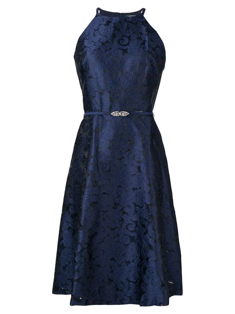 Lauren Ralph Lauren Petrah textured dress - Blue