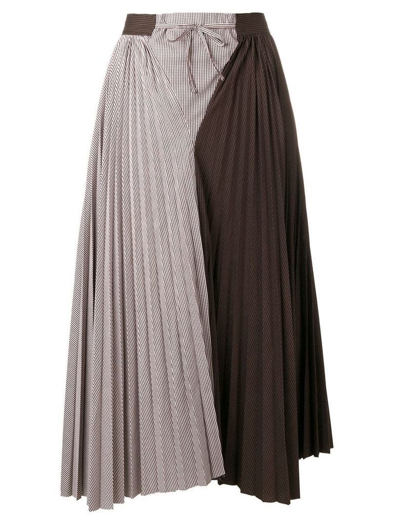 Jejia Cecile pleated skirt - Brown