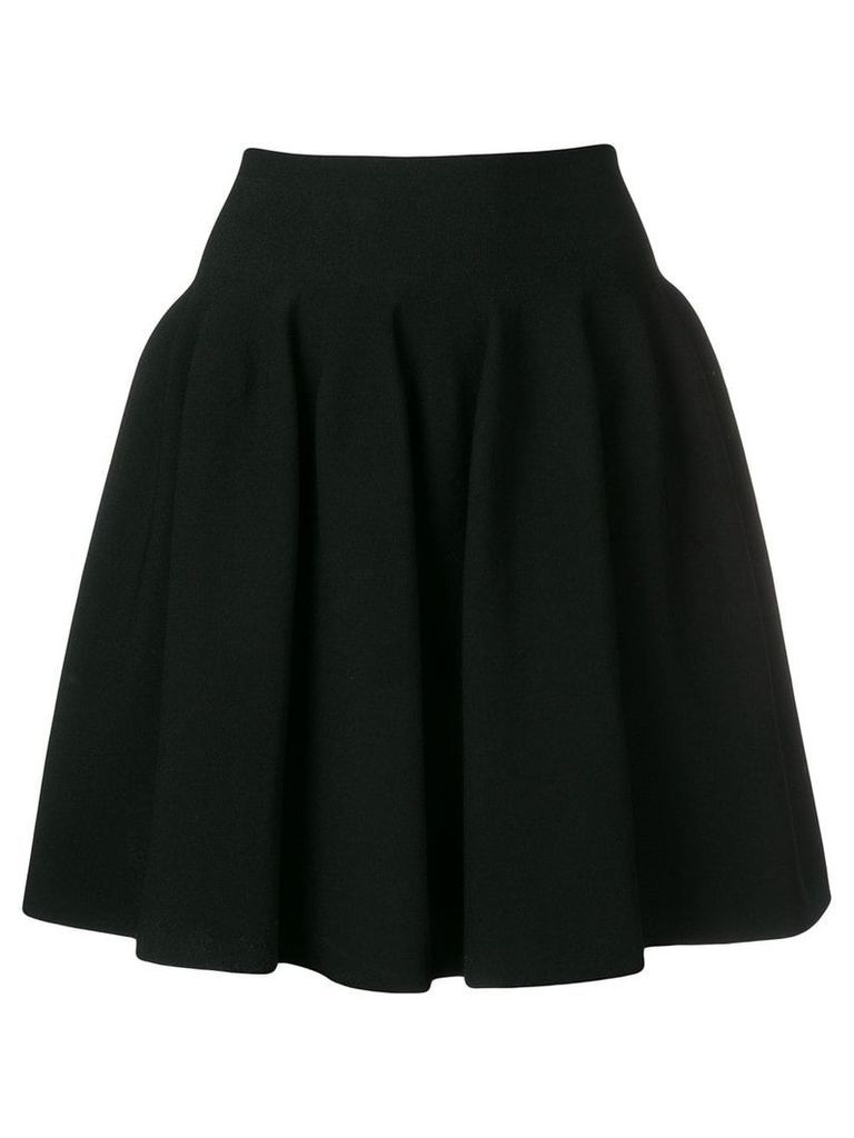 Stella McCartney pleated knit skirt - Black