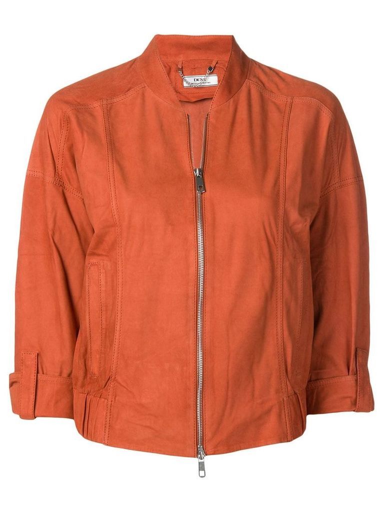 Desa 1972 cropped sleeve bomber jacket - Orange