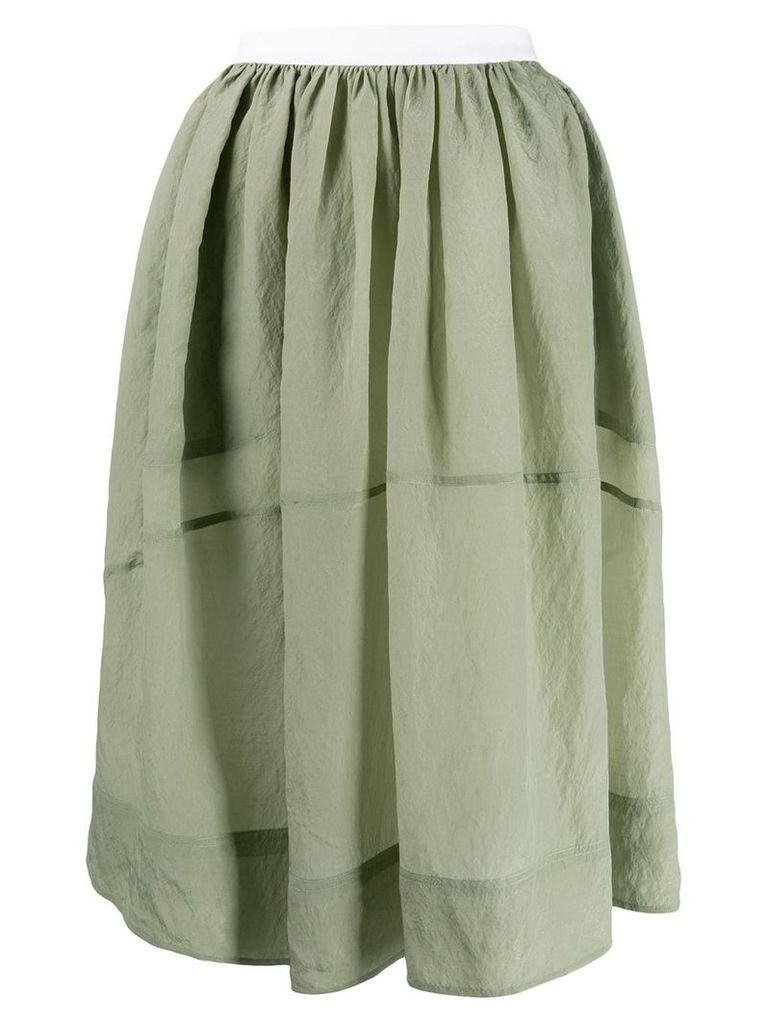 Golden Goose flared skirt - Green