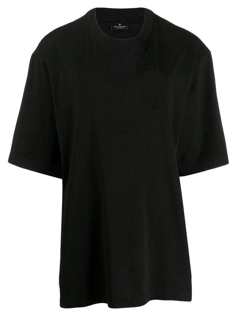 Marcelo Burlon County Of Milan patterned T-shirt - Black